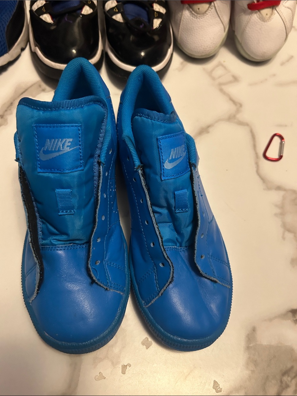 Nike Blue Low-Top Athletic Sneakers
